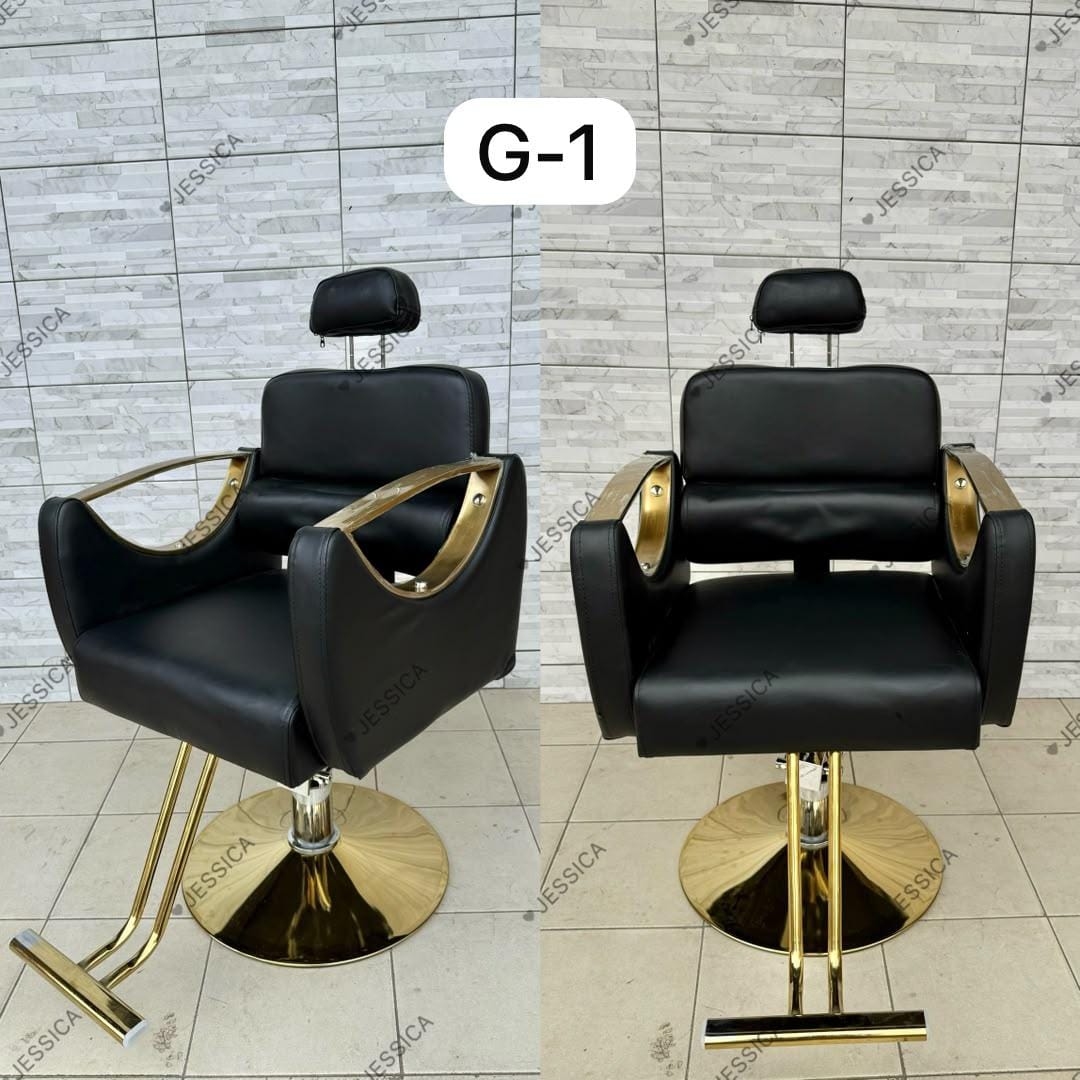 CHAISE DE SALON DE COIFFURE  AVEC POSE TÊTE