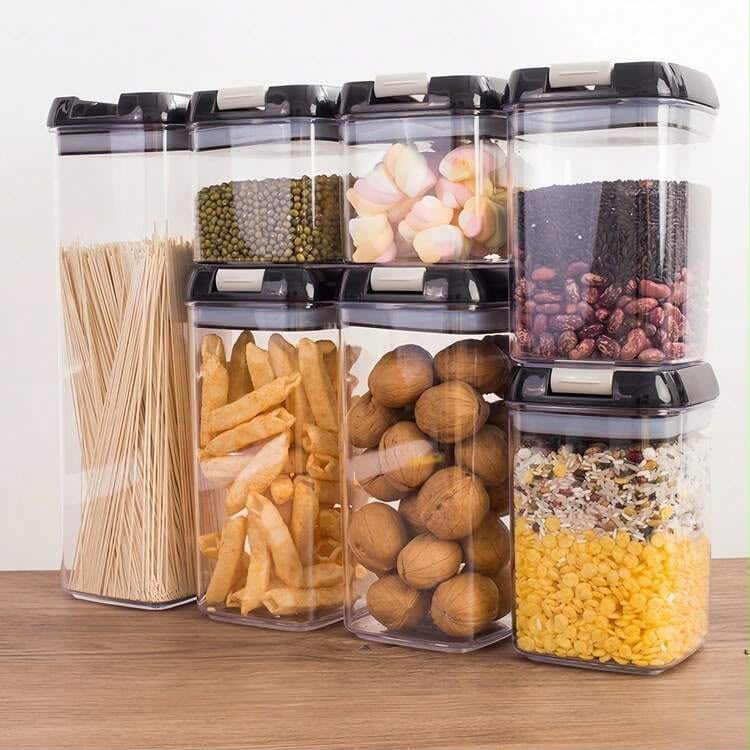 Lot de 7 boîtes de conserve